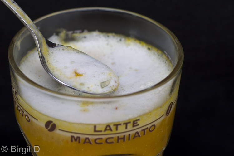 Latte Macchiato vom Hokkaido-Kürbis