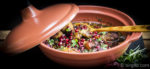 Tajine mit Hühnchen, Granatapfel und Aprikosen