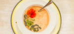 Möhren-Gazpacho mit Kokosmilch