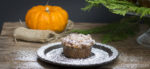 Kürbis-Frischkäsemuffins mit Walnussstreuseln